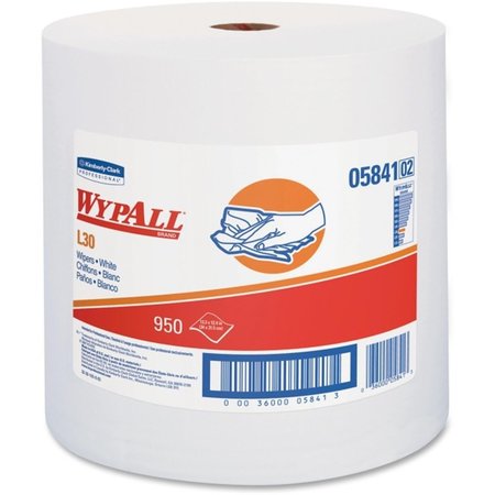 KIMBERLY-CLARK Wypall L30 Wipers Jumbo Roll - White KI465085